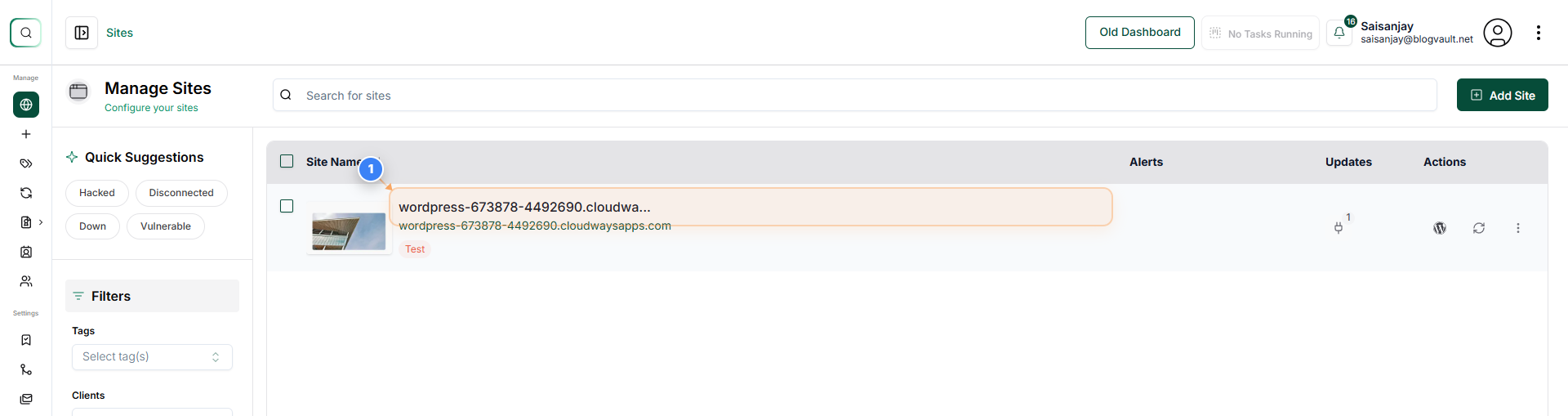 Step 1 screenshot