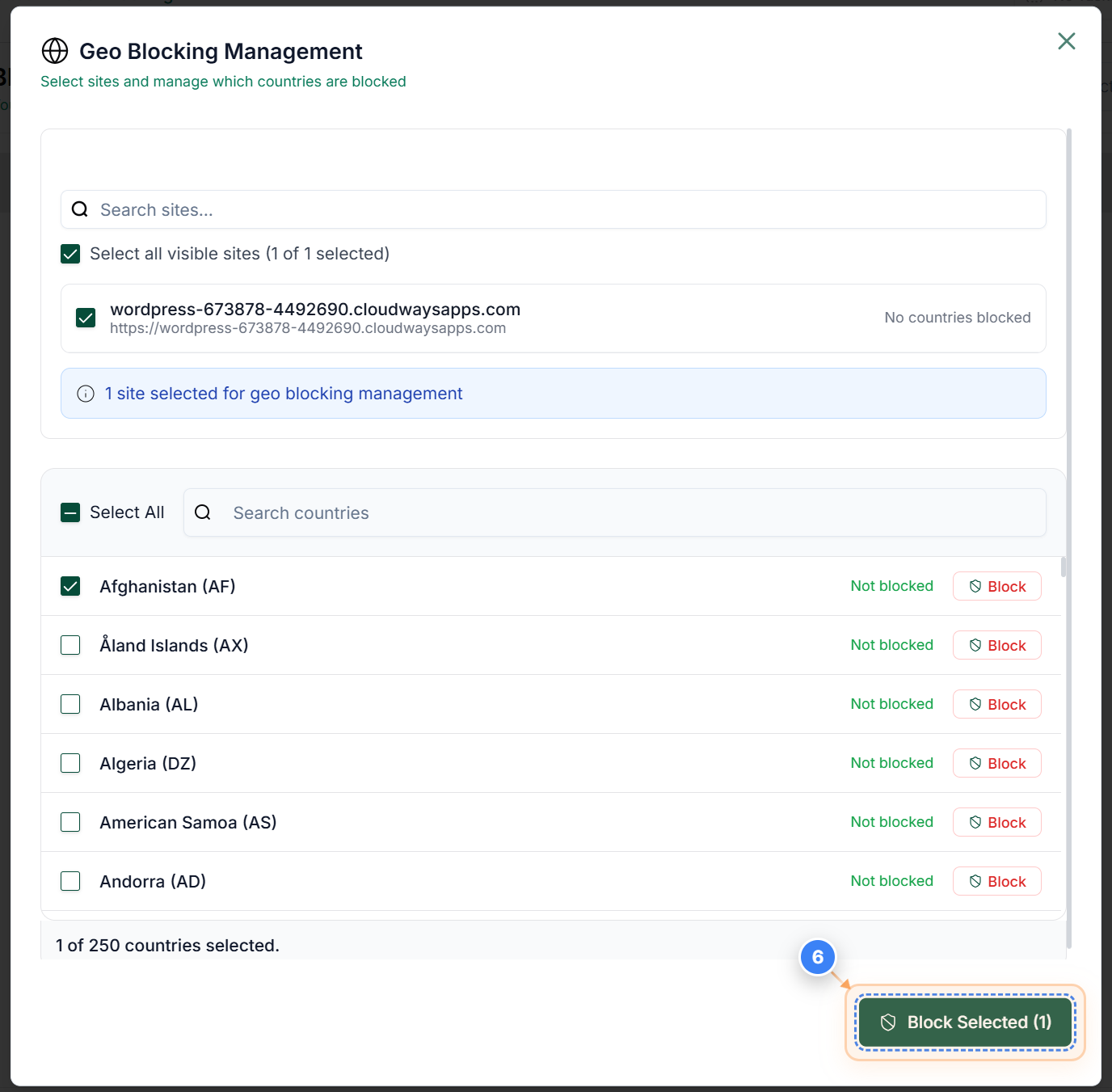 Step 6 screenshot