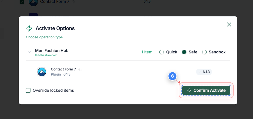 Step 6 screenshot