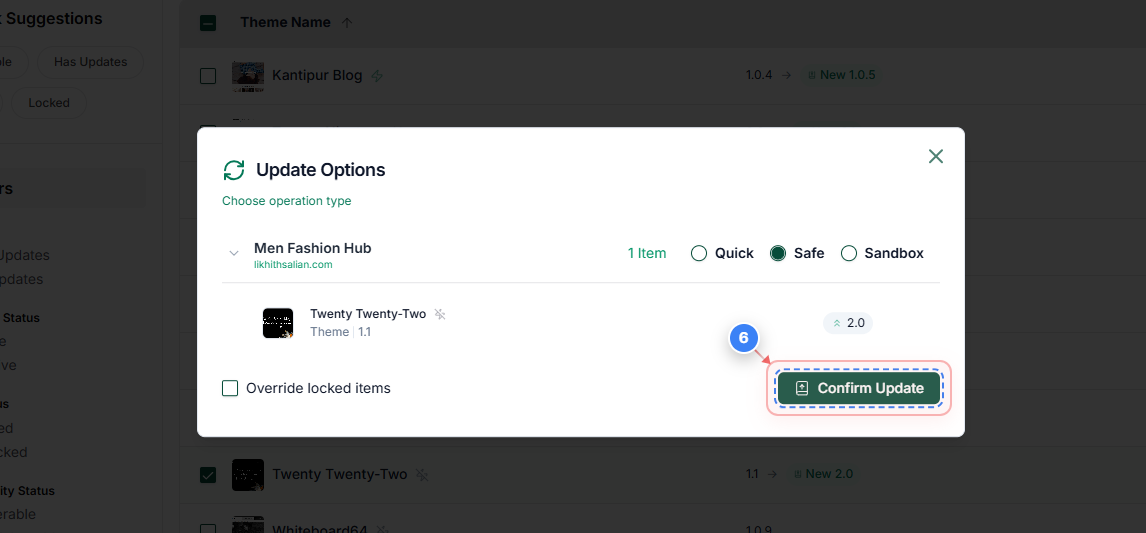 Step 6 screenshot