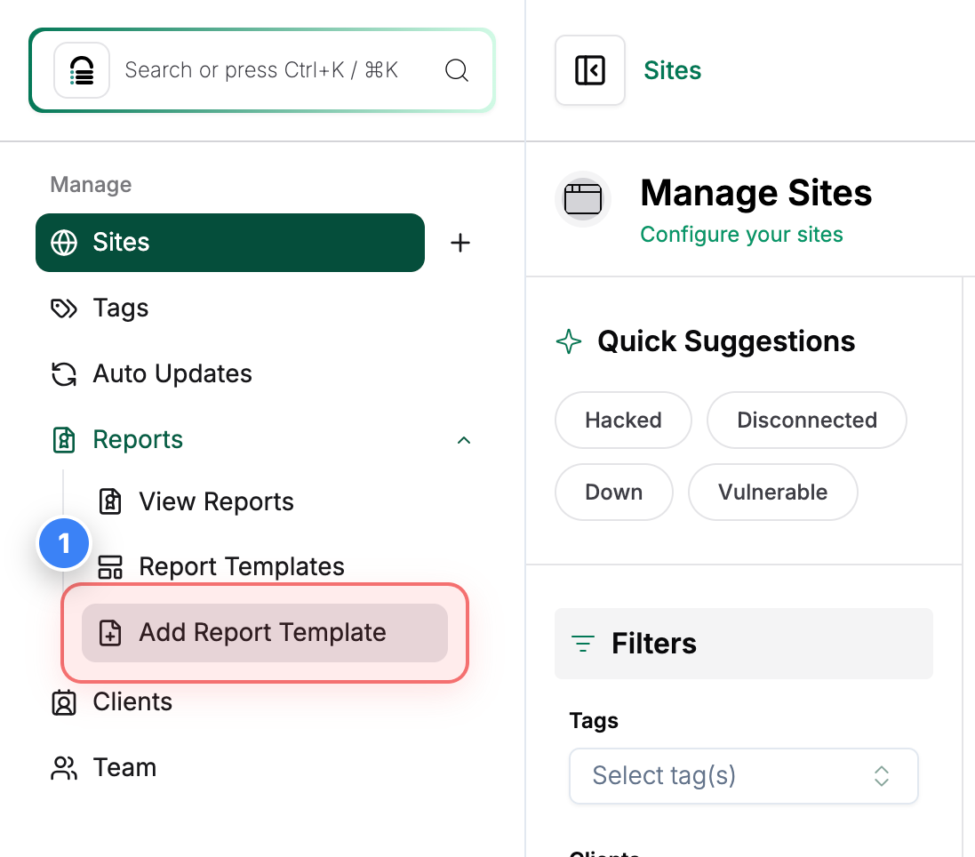 Step 1 screenshot