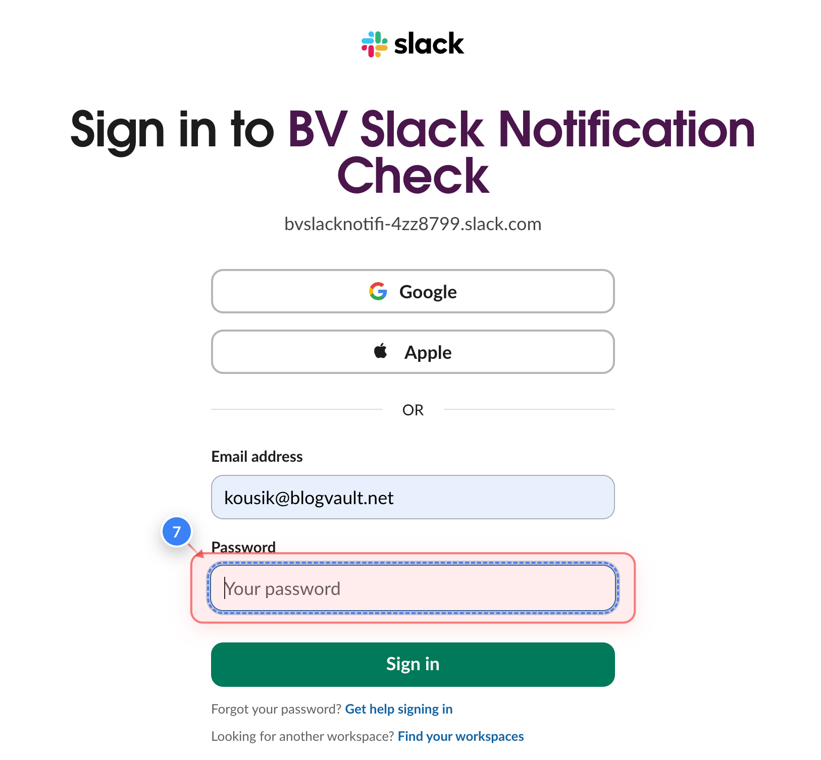 Step 6 screenshot