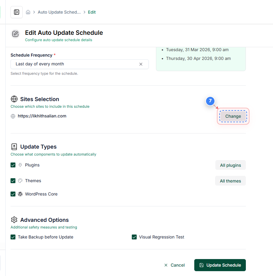 Step 7 screenshot
