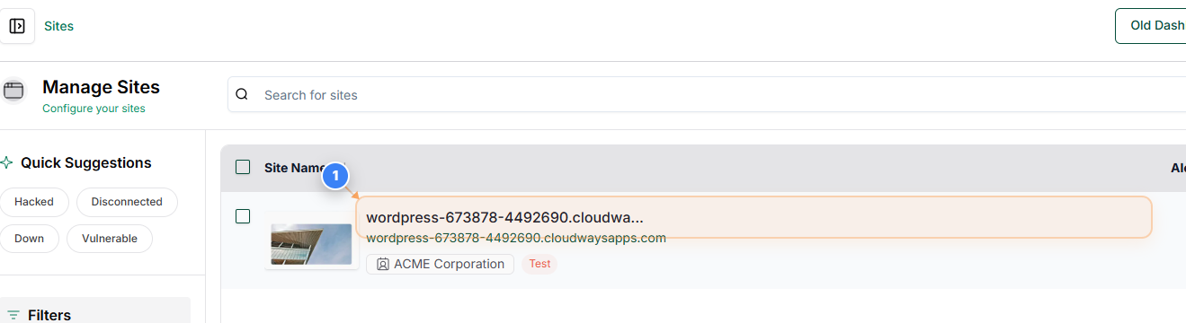 Step 1 screenshot