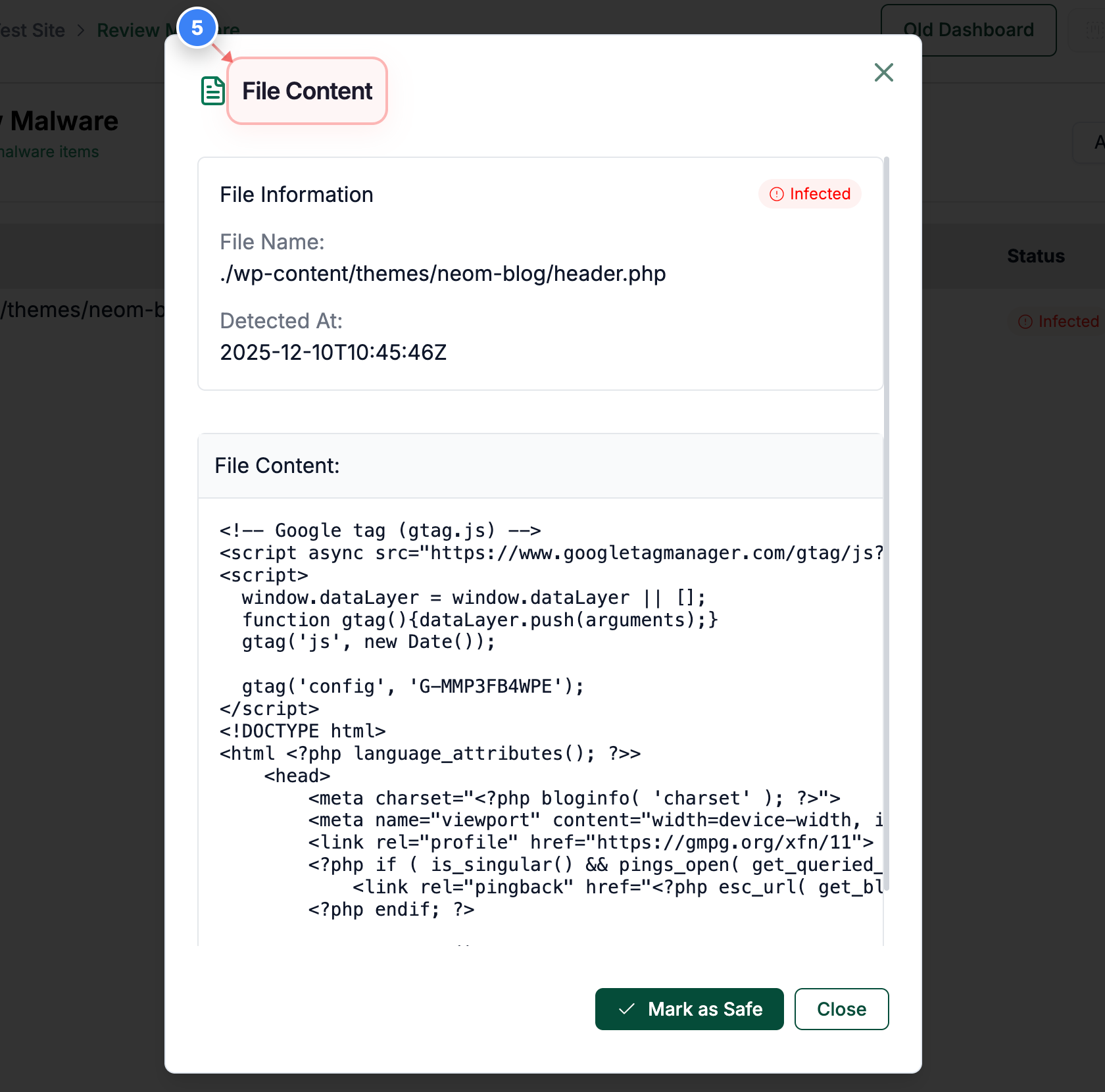 Step 5 screenshot