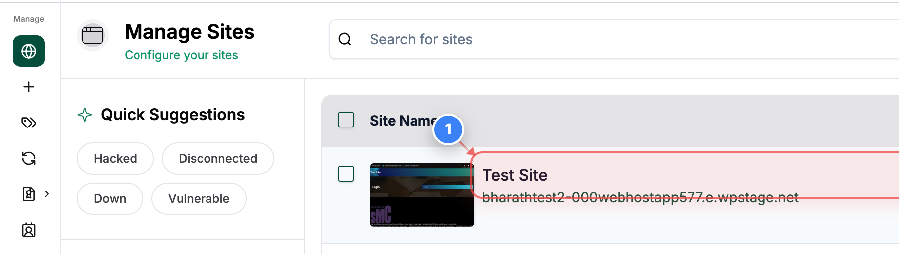 Step 1 screenshot