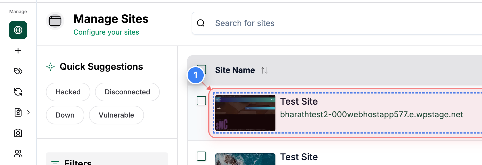 Step 1 screenshot