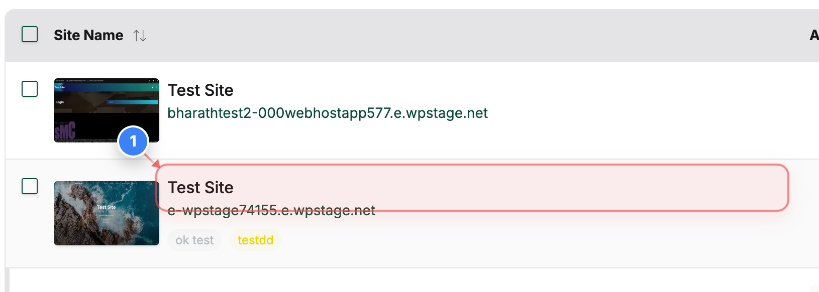 Step 1 screenshot