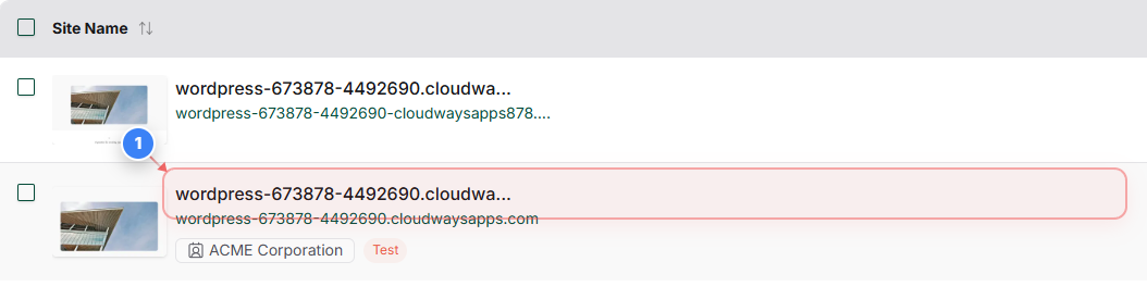 Step 1 screenshot