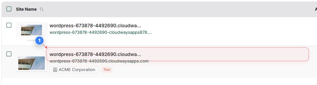 Step 1 screenshot