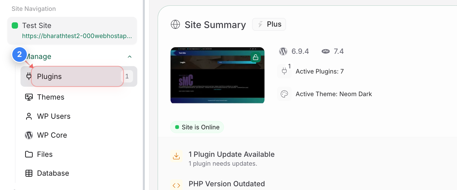 Step 2 screenshot