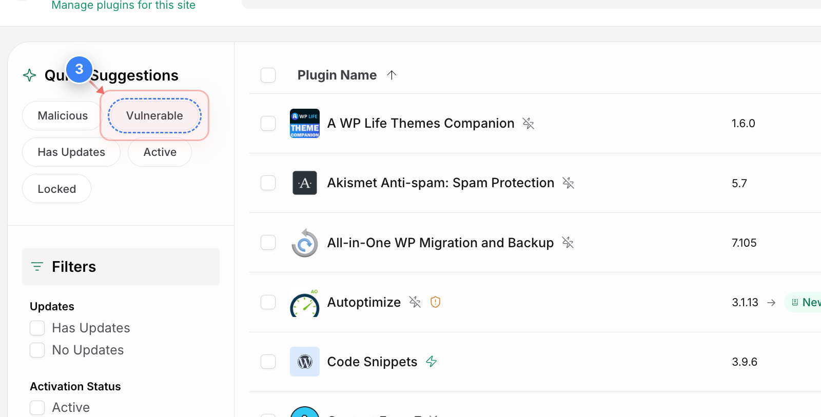 Step 3 screenshot